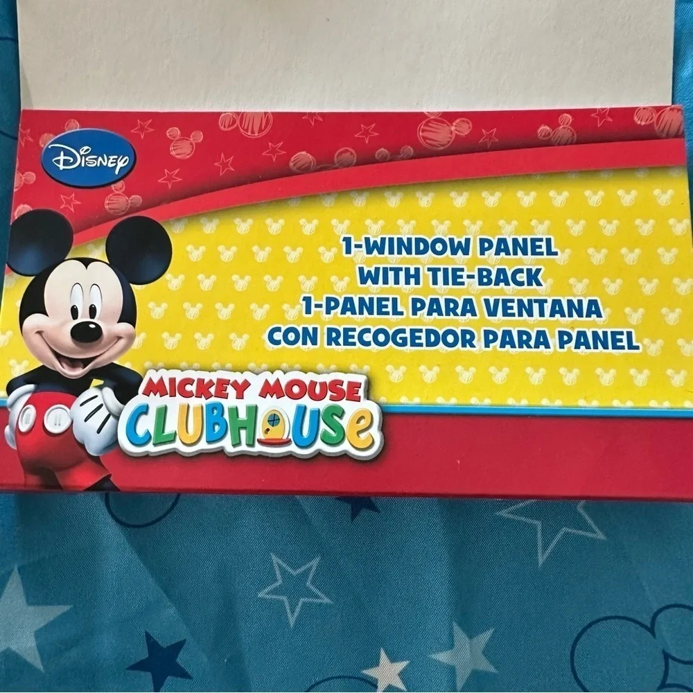 Disney Mickey Mouse Clubhouse Red and Yellow Window Panel